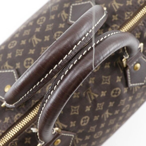 LOUIS VUITTON Speedy 30 Handbag M95224 Mini Boston Ebene Brown Monogram - Picture 5 of 13